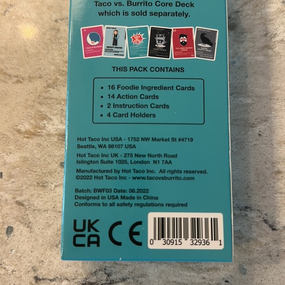 Taco Vs Burrito Card Game & Expansion Pack/Deck New In Box - Picture 8 of 10
